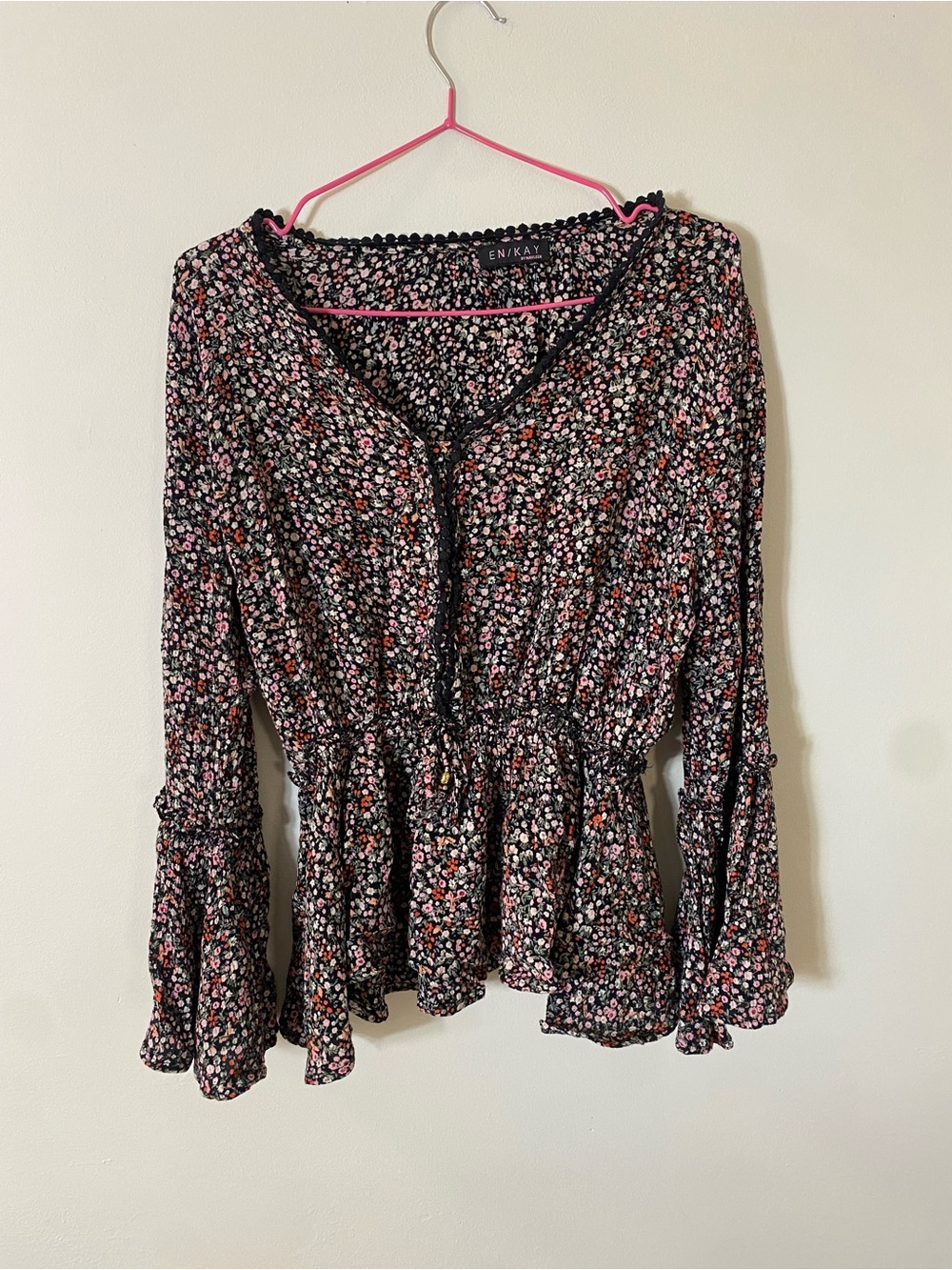 Floral Peasant Blouse Flowy Y2K